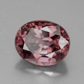 Zircone Rosa Rosa naturale da 4.52 ct, Taglio ovale, VVS