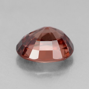 Zircone naturale rosa da 4,49 ct, taglio ovale, IF