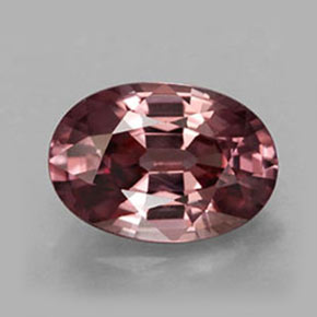 Zircone naturale rosa da 2,82 ct, taglio ovale, IF