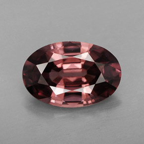 Zircone naturale rosa da 2,74 ct, taglio ovale, IF