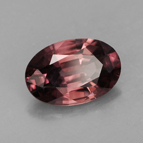 Zircone naturale rosa da 2,74 ct, taglio ovale, IF