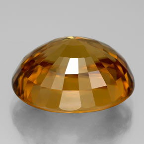 Zircone naturale giallo da 18,67 ct, taglio ovale, VVS