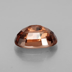 Zircone naturale arancione da 4,69 ct, taglio ovale, VVS