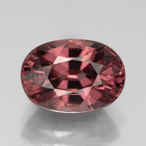 Zircone naturale rosa da 4,93 ct, taglio ovale, IF