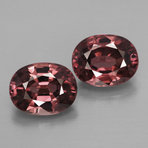 Zircone naturale rosa da  ct, taglio ovale, IF