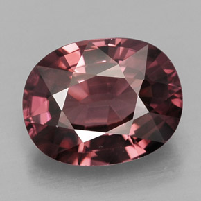 Zircone naturale rosa da 3,04 ct, taglio ovale, IF