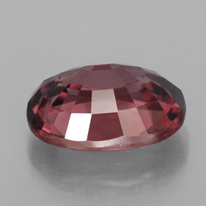 Zircone naturale rosa da 3,04 ct, taglio ovale, IF