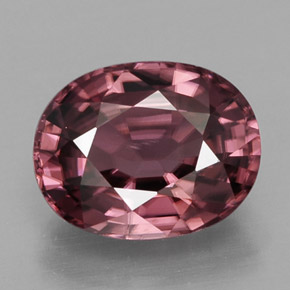 Zircone naturale rosa da 3,24 ct, taglio ovale, VVS