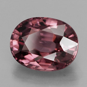 Zircone naturale rosa da 3,24 ct, taglio ovale, VVS