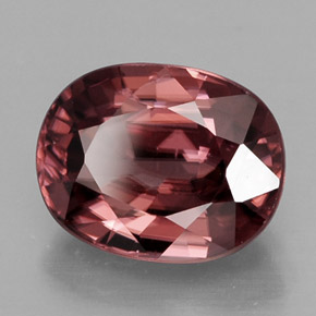 Zircone naturale rosa da 3,22 ct, taglio ovale, IF