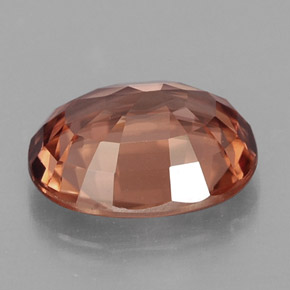 Zircone naturale arancione da 2,81 ct, taglio ovale, IF