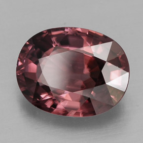 Zircone naturale rosa da 2,86 ct, taglio ovale, IF