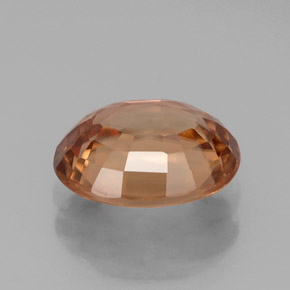 Zircone naturale arancione da 2,90 ct, taglio ovale, IF
