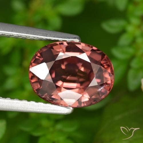 2.89ct Naturale Rosso scuro Zircone, Ovale, VVS