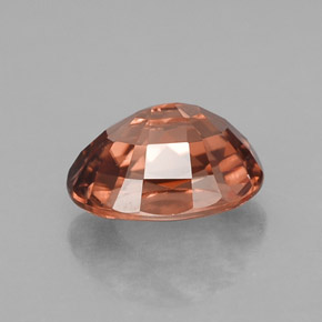 Zircone naturale arancione da 3,30 ct, taglio ovale, VVS