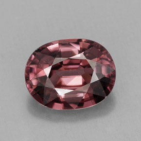 Zircone naturale rosa da 3,14 ct, taglio ovale, VVS