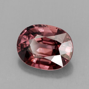 Zircone naturale rosa da 3,14 ct, taglio ovale, VVS