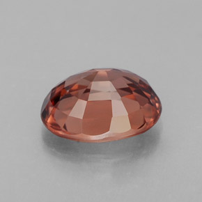 Zircone naturale arancione da 3,10 ct, taglio ovale, IF