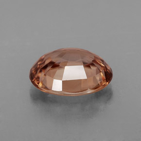 Zircone naturale rosa da 2,88 ct, taglio ovale, VVS