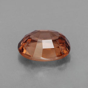 Zircone naturale arancione da 3,03 ct, taglio ovale, IF