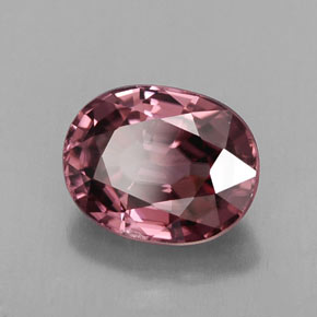 Zircone naturale rosa da 3,02 ct, taglio ovale, VVS