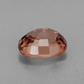 Zircone naturale arancione da 3,24 ct, taglio ovale, IF