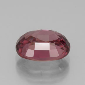 Zircone naturale rosa da 3,29 ct, taglio ovale, IF