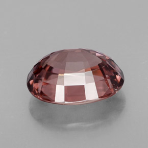 Zircone naturale rosa da 4,34 ct, taglio ovale, IF