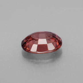 Zircone naturale rosa da 2,84 ct, taglio ovale, VVS