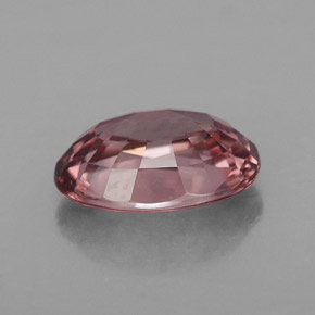 Zircone naturale rosa da 4,41 ct, taglio ovale, IF