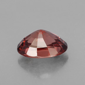 Zircone naturale arancione da 3,54 ct, taglio ovale, IF
