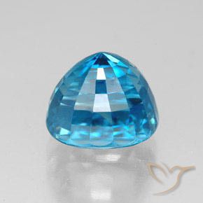 Zircone Blu naturale da 6.82 ct, Ovale, VVS