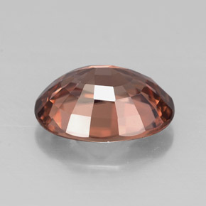Zircone naturale rosa da 2,69 ct, taglio ovale, VVS