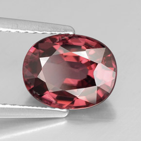 Zircone naturale rosa da 2,94 ct, taglio ovale, VVS-VS