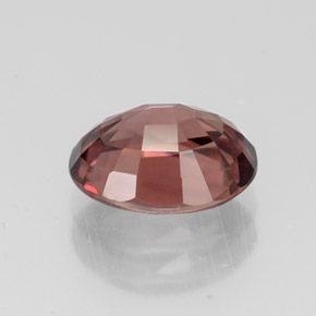 Zircone naturale rosa da 3,04 ct, taglio ovale, VVS