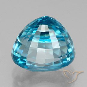 Zircone Blu naturale da 6.30 ct, Ovale, VVS