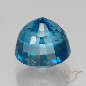 Zircone Blu elettrico naturale da 5.46 ct, Ovale, VVS