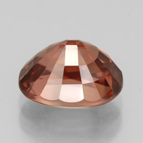 Zircone naturale arancione da 3,55 ct, taglio ovale, VVS