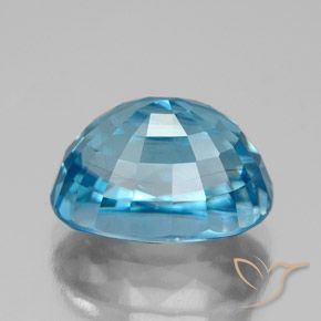 Zircone Blu naturale da 9.25 ct, Ovale, VS