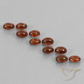 9.79ctw Naturale Marrone Cannella Intenso Zircone, Ovale, Trasparente