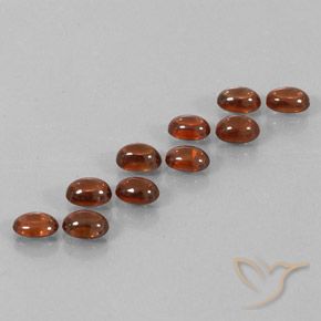 Gemme di Zircone Marrone Cannella Intenso naturale da 9.79 ct, Ovale, Trasparente