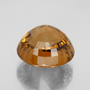 Zircone Giallo oro naturale da 21.65 ct, Taglio rotondo, VVS