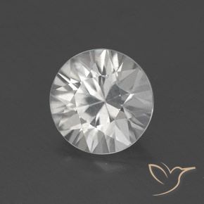 Zircone Bianco naturale da 1.83 ct, Rotondo, VS