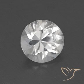 Zircone Bianco naturale da 1.67 ct, Rotondo, VVS-VS