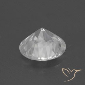 Zircone Bianco naturale da 1.67 ct, Rotondo, VVS-VS