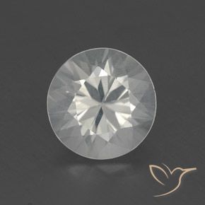 1.92ct Naturale Bianco Zircone, Rotondo, VS