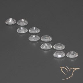 Gemme di Zircone Bianco naturale da 8.00 ct, Ovale, VVS-VS