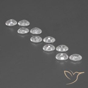 Gemme di Zircone Bianco naturale da 7.49 ct, Ovale, VVS-VS