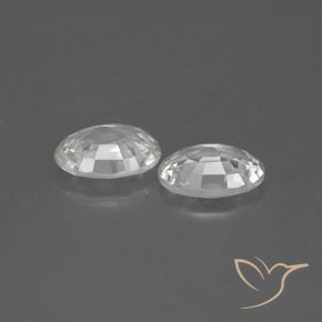 Gemme di Zircone Bianco naturale da 2.34 ct, Ovale, VVS