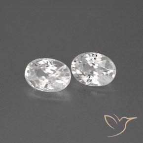 Gemme di Zircone Bianco naturale da 2.64 ct, Ovale, VS